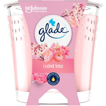 Glade svíčka vonná I Love You, 112 g