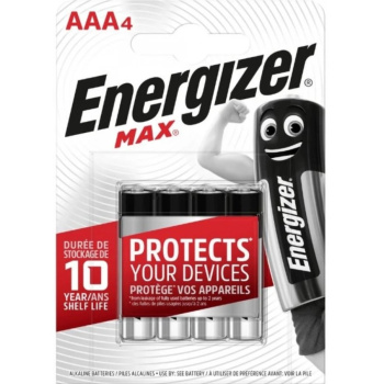 Energizer Max Alkaline AAA mikrotužková baterie, 4 ks