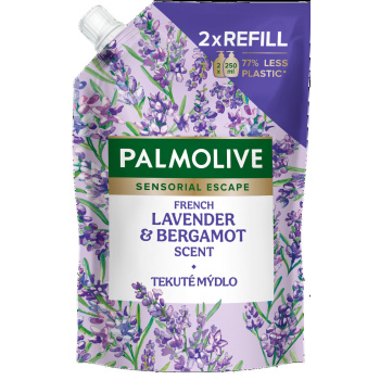 PALMOLIVE tekuté mýdlo-náhradní náplň- Levandule a Bergamot 500 ml