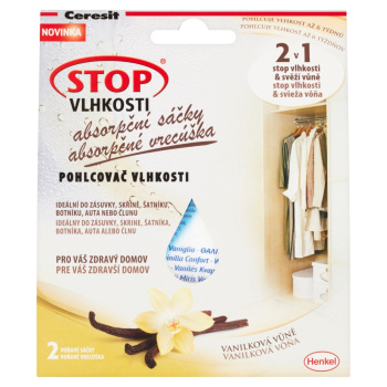 Ceresit Stop Vlhkosti Absorpční sáčky vanilková vůně 2 x 50g