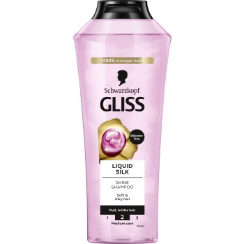 Gliss Kur Luquid Silk Gloss šampon na vlasy 400 ml