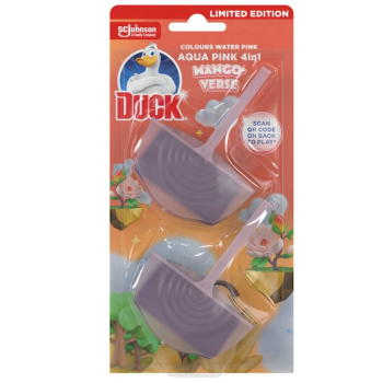 Duck WC blok 4in1 Mango, 2x 36 ml