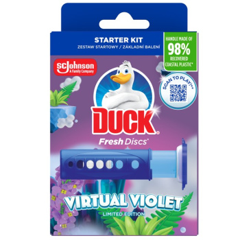 Duck WC blok Fresh Discs Virtual Violet, 36 ml