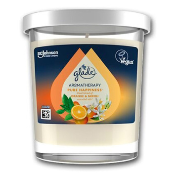 Glade Aromatherapy svíčka vonná Pure Happiness, 170 g