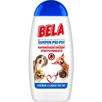 Bela šampon pro psy napomáhající snížení výskytu parazitů, 230 ml