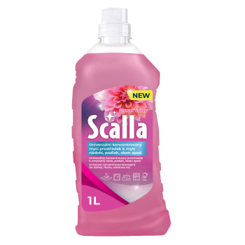 Scalla univerzální čistič Flower Volley růžový, 1 l