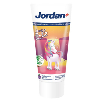 Jordan Junior, zubní pasta pro děti, pro děti 6-12 let, 50 ml
