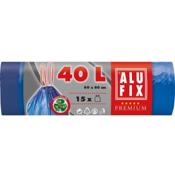 Alufix Pytle na odpadky zatahovací 40 l, 15 ks