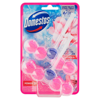 Domestos Power 5 Magnolia tuhý WC blok 2 x 50g