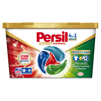 Persil prací kapsle Discs 4in1 Deep Clean Expert Stain Removal 20 dávek