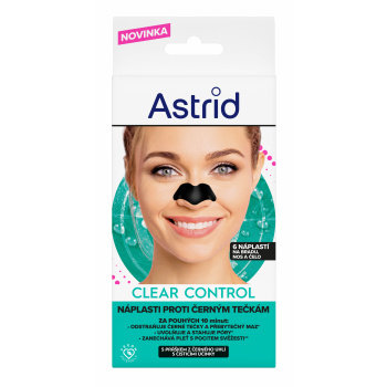 Astrid Clear Control – náplasti proti černým tečkám (6 ks)