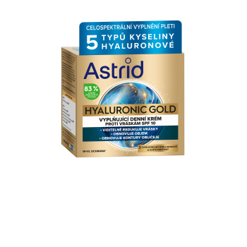 Astrid  Hyaluronic Gold denní pleťový krém 50 ml