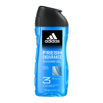 Adidas Fresh Endurance 3v1 sprchový gel na tělo, vlasy a pleť pro muže 250 ml