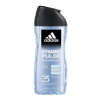 Adidas Dynamic Pulse 3v1 sprchový gel na tělo, vlasy a pleť pro muže 250 ml