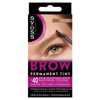 Syoss Brow Tint permanentní barva na obočí Tmavá blond 17ml
