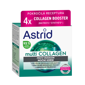 Astrid  MultiCollagen Noční krém proti vráskám 50 ml