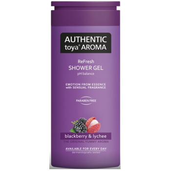 Authentic Toya Aroma Blackberry & Lychee sprchový gel, 400 ml