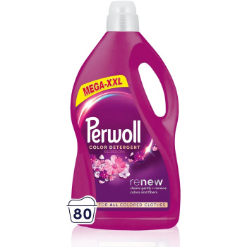 Perwoll prací gel Mega Renew Blossom 80 praní, 4 L