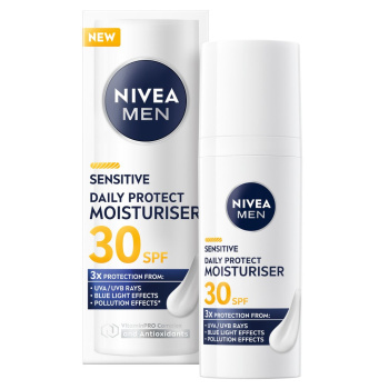 Nivea Men Sensitive ochranný pleťový krém SPF30 50ml