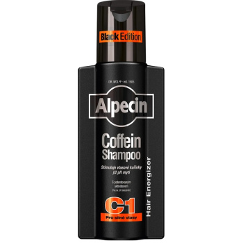 Alpecin Black Edition šampon na vlasy s kofeinem C1, 375 ml