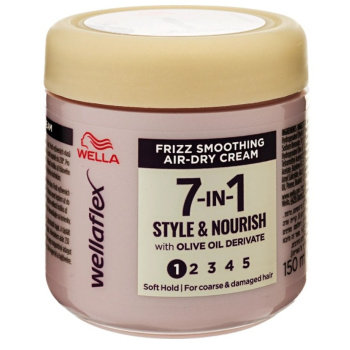 Wellaflex Frizz Smoot 7v1 krém na vlasy proti krepatění 150 ml