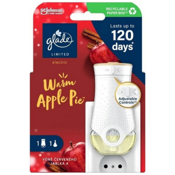 Glade osvěžovač vzduchu Electric Warm Apple Pie, 1 + 20 ml