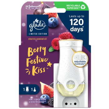 Glade osvěžovač vzduchu Electric Berry Festive Kiss, 1 + 20 ml