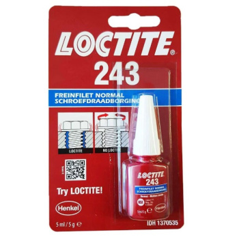 LOCTITE 243, Modrá, blistrová karta, 5ml