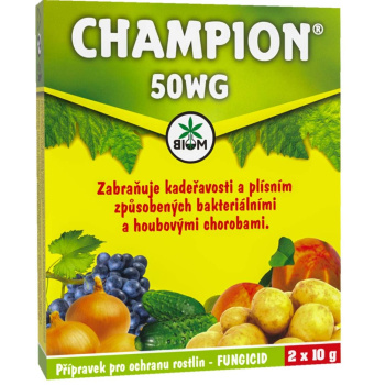 Fungicid Champion Biom 50WG přípravek pro ochranu rostlin, 2x10 g