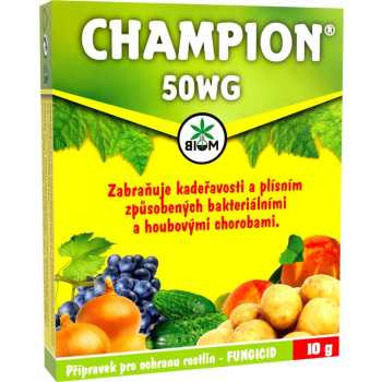 Fungicid Champion Biom přípravek pro ochranu rostlin 50WG, 10 g