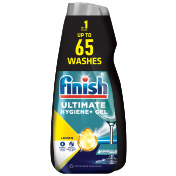 Finish Ultimate Lemon gel do myčky duo 2 x 650 ml