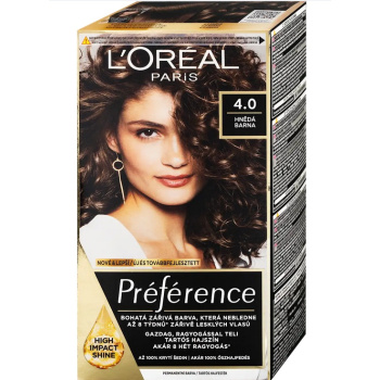 L'Oreál Paris Préférence barva na vlasy 4.0 hnědá
