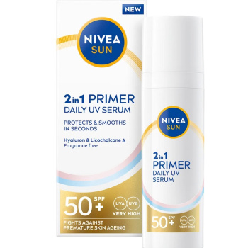 Nivea Sun 2v1 pleťové sérum OF50 30 ml