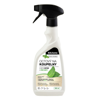 Balhome octový čistič na koupelny s vůní máty 500 ml, rozprašovač