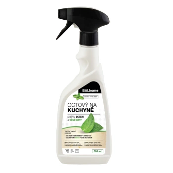 Balhome octový čistič na kuchyně s vůní máty 500 ml, rozprašovač