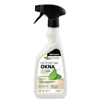 Balhome octový čistič na okna 500 ml, rozprašovač