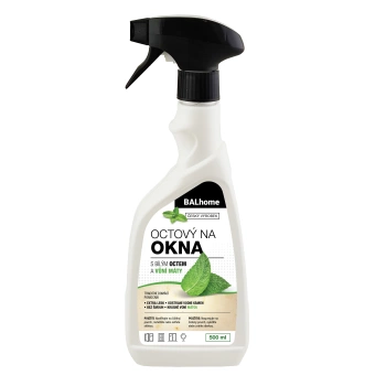 Balhome octový čistič na okna 500 ml, rozprašovač