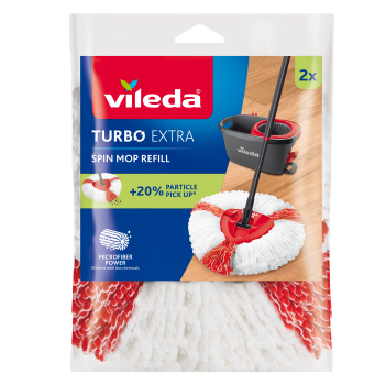 Vileda Turbo Microfibre 2v1 náhrada na mop 2 ks