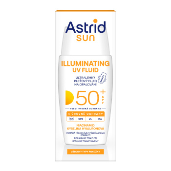 Astrid Sun Fluid OF50+ ultralehký pleťový fluid na opalování 50 ml