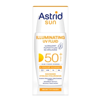 Astrid Sun Fluid OF50+ ultralehký pleťový fluid na opalování 50 ml