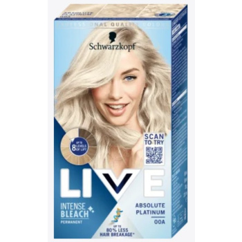 Schwarzkopf Live Intense Beach barva na vlasy 00A absolutní platinová