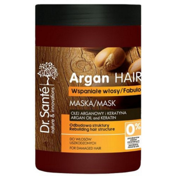 Dr. Santé Arganový olej a keratin krémová maska na poškozené vlasy 1l
