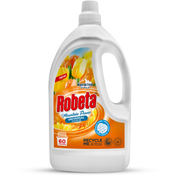 Robeta Mountain Flower univerzál prací gel 3 l, 60 dávek