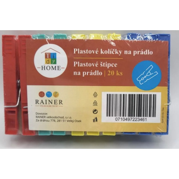 Tidy Home plastové kolíčky na prádlo 20 ks