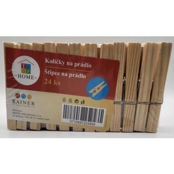 Tidy Home dřevěné kolíčky na prádlo 24 ks