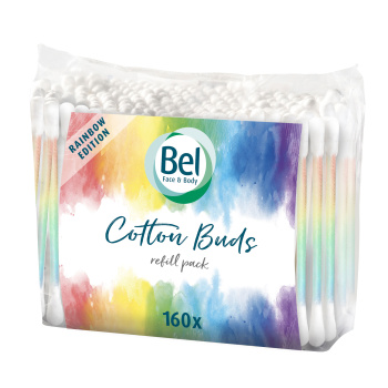 Bel Rainbow vatové tyčinky 160 ks