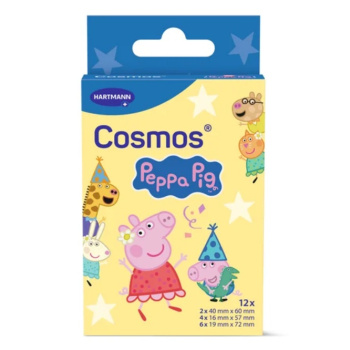Cosmos dětská náplast Peppa Pig 12 ks