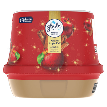 Glade Warm Apple Pie jablko a skořice gelový osvěžovač vzduchu 180 g