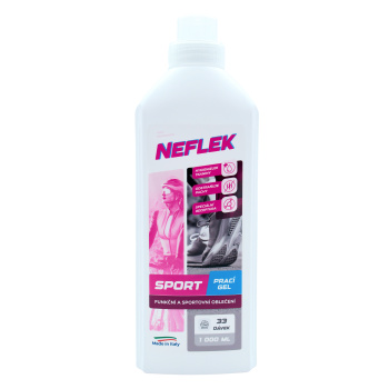 Neflek Sport prací gel 1 l, 33 dávek