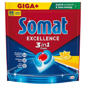 Somat Excellence 3v1 Lemon tablety do myčky 88 ks